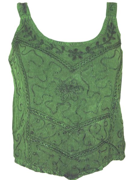Guru-Shop T-Shirt Besticktes Top Boho chic, günstig online kaufen