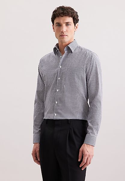 seidensticker Businesshemd "Schwarze Rose", Regular 1/1 Covered-Button-Down günstig online kaufen
