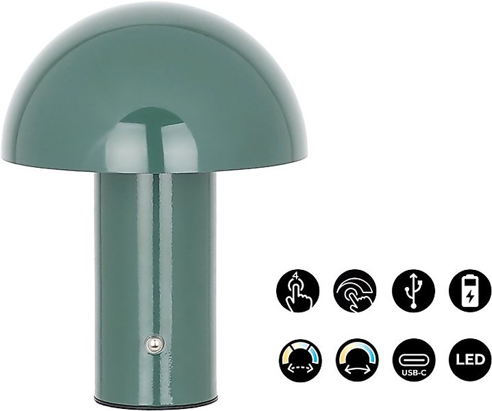 s.Oliver LED Tischleuchte »Hillu« LED-Modul 1 Stk. warmweiß - kaltweiß stuf günstig online kaufen