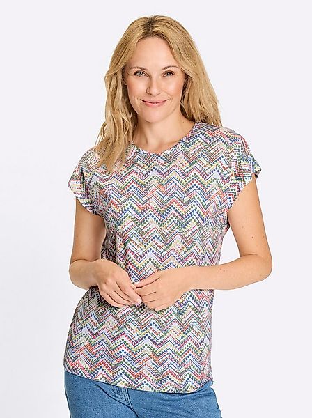 Sieh an! T-Shirt Druck-Shirt Extra kurz günstig online kaufen