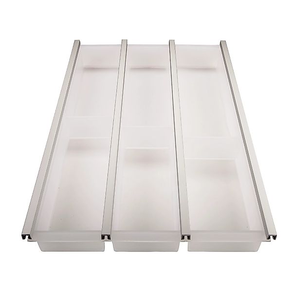 SOTECH Cuisio Besteckeinsatz 400 mm Höhe 55 mm Transluzent Weiß günstig online kaufen