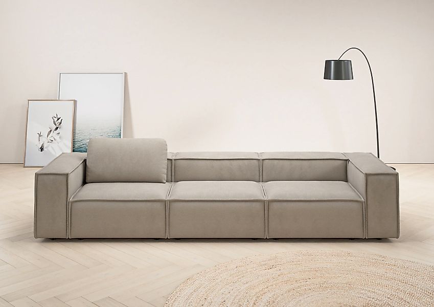 Home affaire 3,5-Sitzer "Watertown, modernes Big-Sofa XXL, 336 cm Breite, a günstig online kaufen