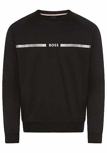 BOSS Sweatshirt "Authentic", Rundhalsausschnitt, regular fit, Logodruck günstig online kaufen