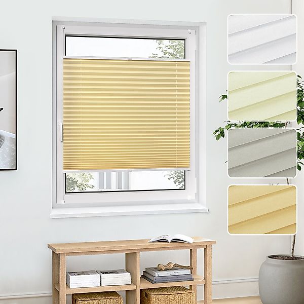 jalousiescout Plissee Pure Plissee Premium, halbtransparent, günstig online kaufen