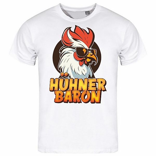 deinshirt Print-Shirt Herren T-Shirt Hühnerbaron Funshirt mit Motiv günstig online kaufen