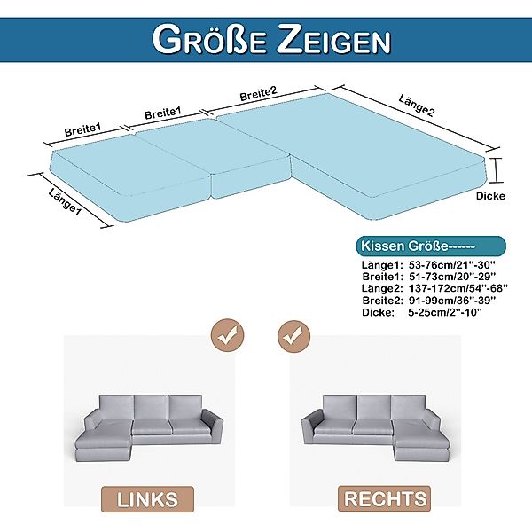 BTTO Sofahusse Samt Sofa 3-tlg. Set günstig online kaufen