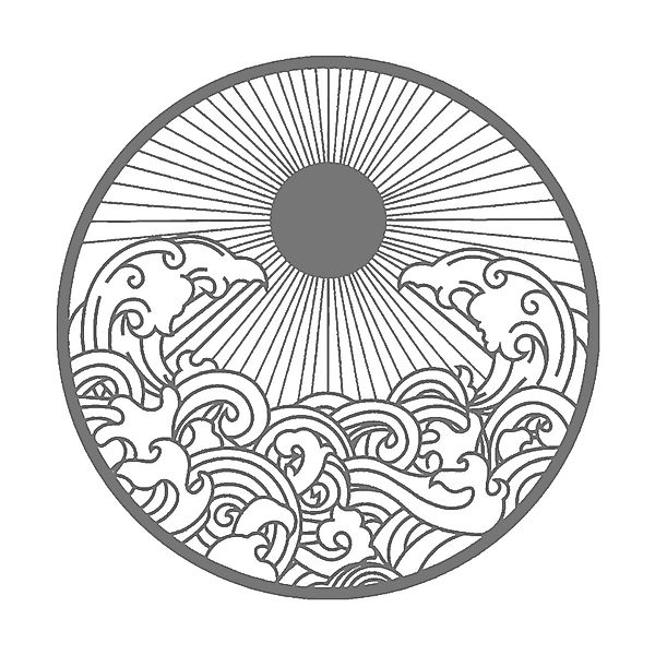 Jumpeak Wanddekoobjekt Sonne und Möwe Metall günstig online kaufen