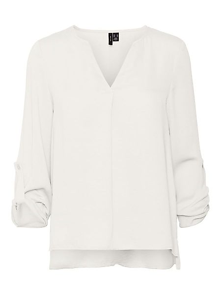 VERO MODA Fold-up Bluse Damen White günstig online kaufen