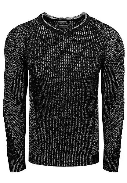 Rusty Neal Strickpullover mit ausgefallenem Strickmuster günstig online kaufen