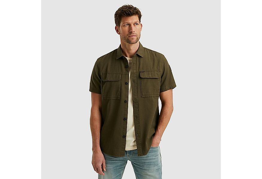 PME LEGEND Kurzarmhemd mit Kent Kragen günstig online kaufen