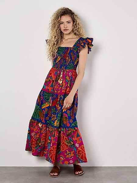 Apricot Maxikleid günstig online kaufen