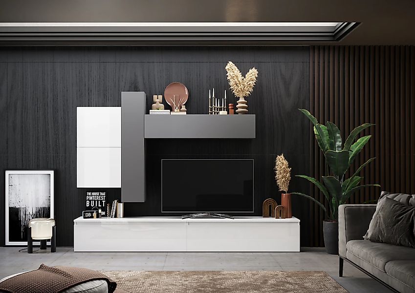 INOSIGN Wohnwand "Infinity, 6tlg. Breite 276 cm, Höhe variabel, Schrankwand günstig online kaufen