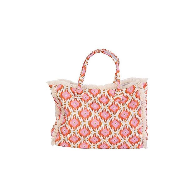 MICA Strandtasche Strandtasche - Retro - pink - ca. 45 x 14 x 34 cm günstig online kaufen