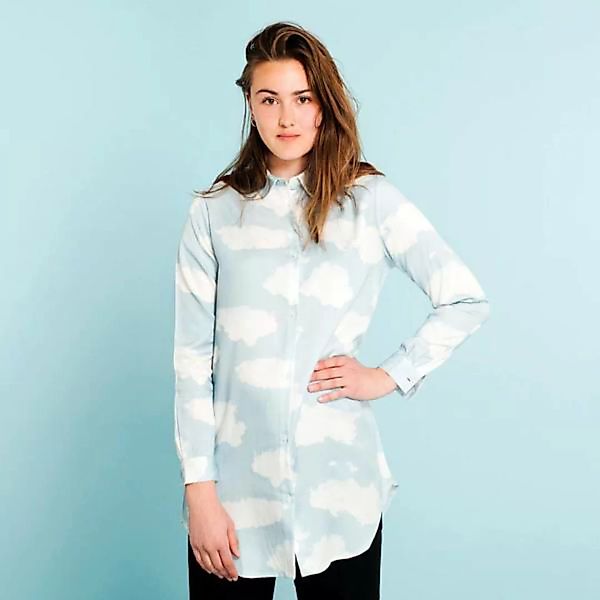 Frederica Tencel Shirt Clouds Blue günstig online kaufen
