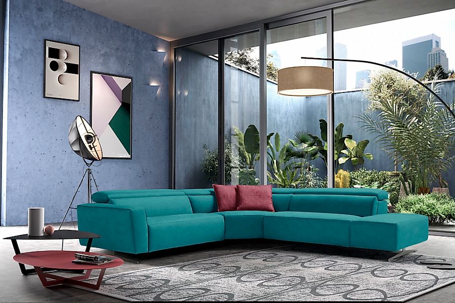 Egoitaliano Ecksofa "Stefanie-e, Designsofa der Extraklasse, bequem mit hoh günstig online kaufen