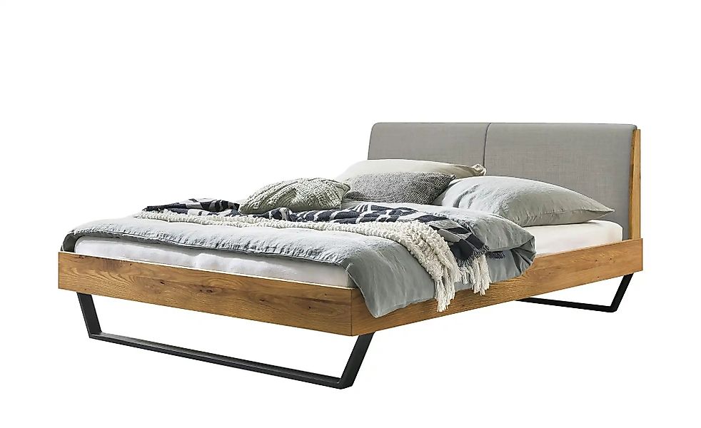 HASENA Massivholz-Bettgestell  Pietro ¦ holzfarben ¦ Maße (cm): B: 186 H: 9 günstig online kaufen