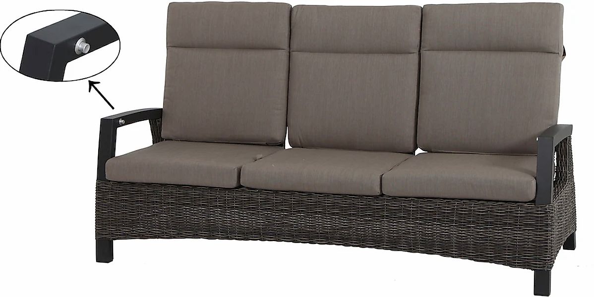 Siena Garden Gartenlounge-Set "Corido" Set, 9 Stk. tlg. bestehend aus 2 Ses günstig online kaufen