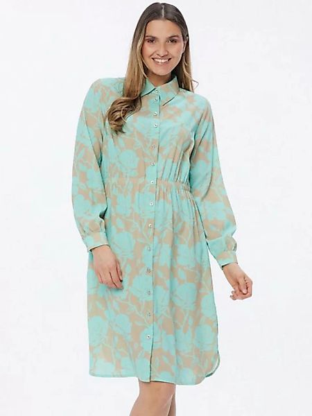 Georg Stiels Blusenkleid mit gesmokter Taille und Blumenmuster günstig online kaufen