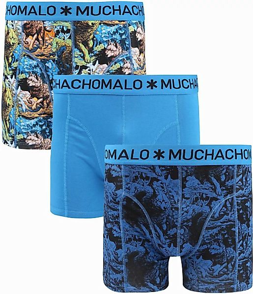 Muchachomalo Boxershorts 3er-Pack Wolfy - Größe XXL günstig online kaufen