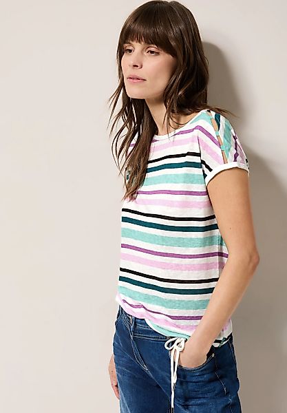 Cecil T-Shirt, mit Streifen Muster günstig online kaufen