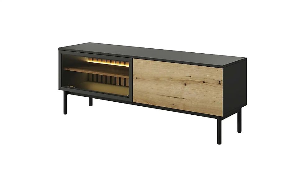 Lowboard  Lango ¦ schwarz ¦ Maße (cm): B: 149,9 H: 54,8 Kommoden & Sideboar günstig online kaufen