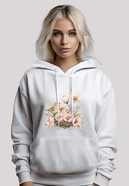 F4NT4STIC Kapuzenpullover Vogelnest Blumen Premium Qualität günstig online kaufen