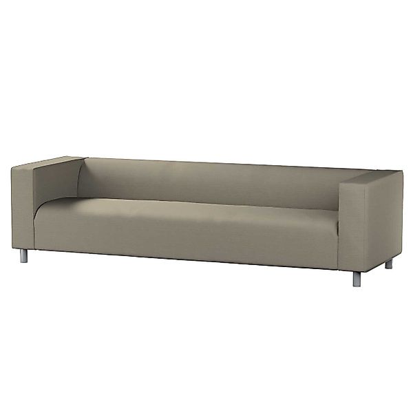 Bezug für Klippan 4-Sitzer Sofa, beige-grau, Bezug für Klippan 4-Sitzer, Li günstig online kaufen