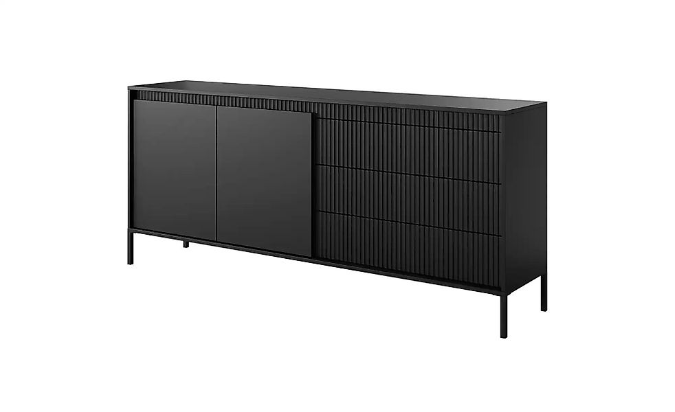 Sideboard  Senso ¦ schwarz ¦ Maße (cm): B: 187 H: 81 Kommoden & Sideboards günstig online kaufen