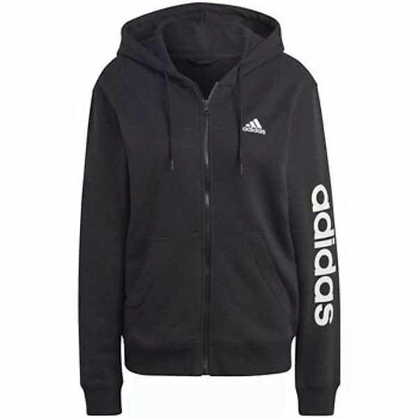 adidas  Sweatshirt Sport W LIN FT FZ HD,BLACK/WHITE IC6863 günstig online kaufen