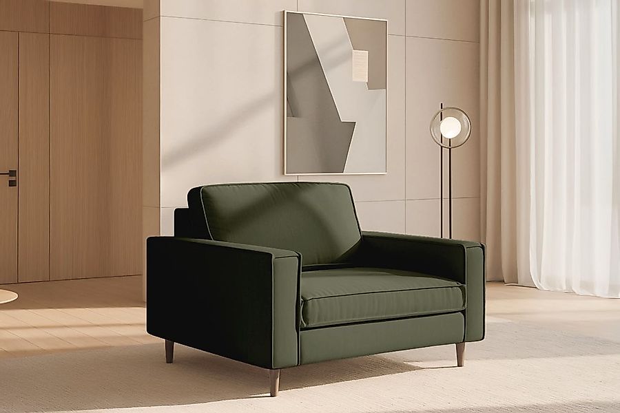 Home affaire Loveseat "Pinto Skandi 105 cm, Chenille, Struktur" günstig online kaufen