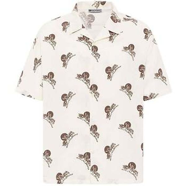 Dandalo  Hemdbluse Jaap Oversize Print Detailed Lapel Collar Short Sleeve S günstig online kaufen