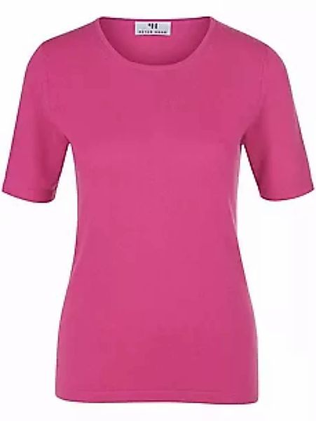 Rundhals-Pullover aus Seide Kaschmir Peter Hahn Seide/Kaschmir pink günstig online kaufen