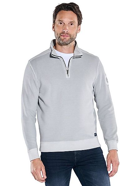 Engbers Sweatshirt Herren Sweatshirt in Satin-Warenqualität, Hellgrau günstig online kaufen