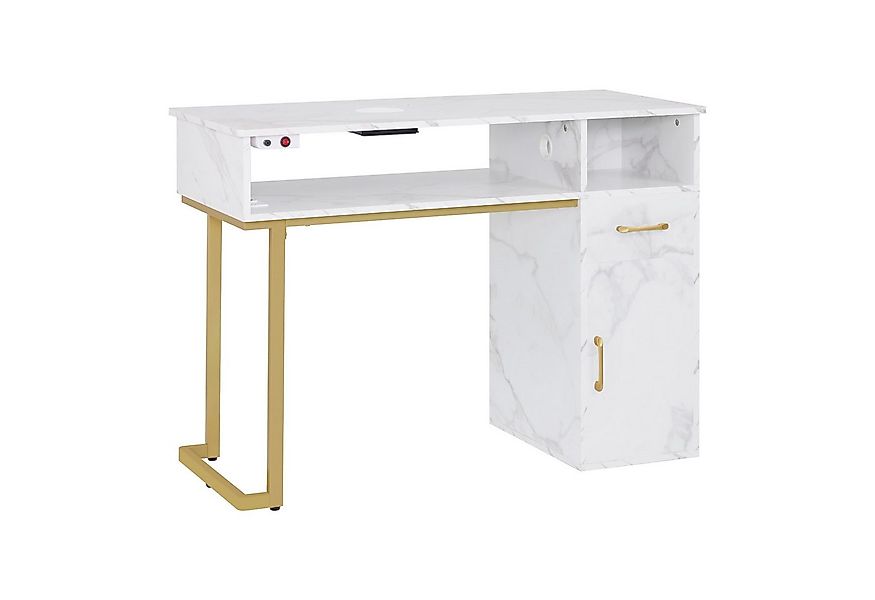 Barberpub Schminktisch BarberPub Maniküretisch, Nageltisch mit Absaugung, M günstig online kaufen