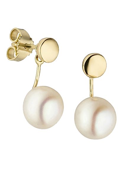 JOBO Perlenohrringe "Ohrringe mit Perlen", 585 Gold günstig online kaufen