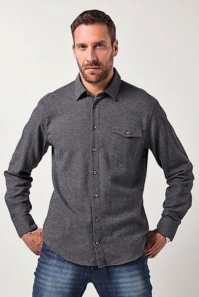 JP1880 Businesshemd JP1880 Flanellhemd Langarm Kentkragen Modern Fit günstig online kaufen