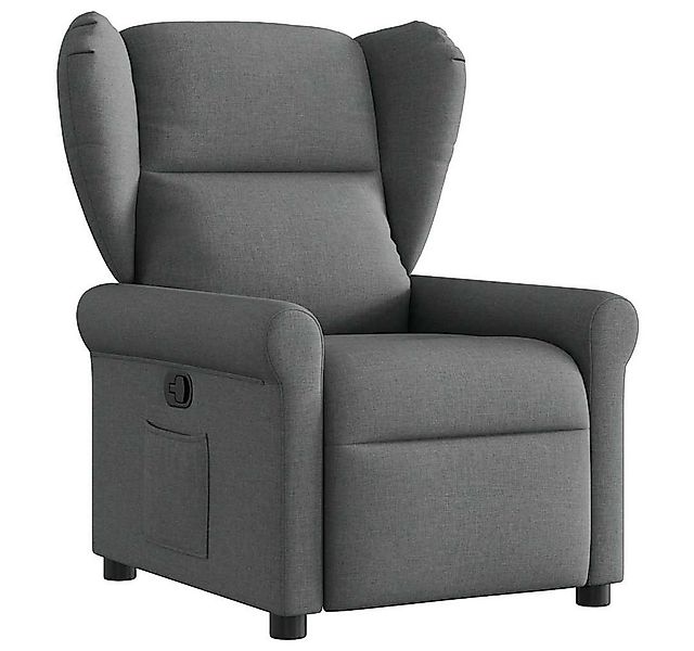 vidaXL Sessel Relaxsessel Dunkelgrau Stoff (1-St) günstig online kaufen