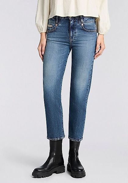 Herrlicher 5-Pocket-Jeans Breezy Cropped Denim Straight Fit günstig online kaufen