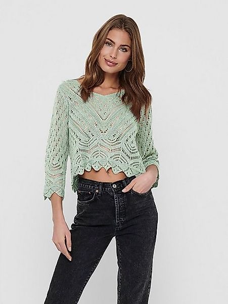 JACQUELINE de YONG Strickpullover JDYNEW SUN 3/4 CROPPED PULLOVER KNT NOOS günstig online kaufen