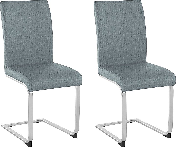 Home affaire Freischwinger "Charissa" (Set) 2 Stk. Strukturstoff Bezug in v günstig online kaufen