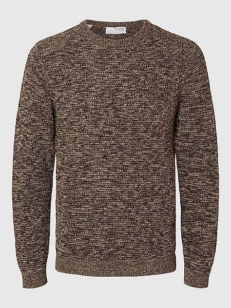 SELECTED HOMME Strickpullover - Pullover - SLHVINCE LS KNIT BUBBLE CREW NEC günstig online kaufen