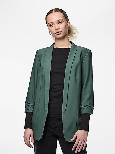 pieces Blusenblazer "PCBOSELLA 3/4 BLAZER NOOS" mit Faltendetail am Ärmel günstig online kaufen