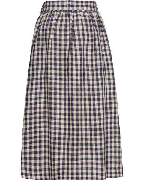 Luis Steindl Trachtenrock Leinenrock mit Vichykaro günstig online kaufen