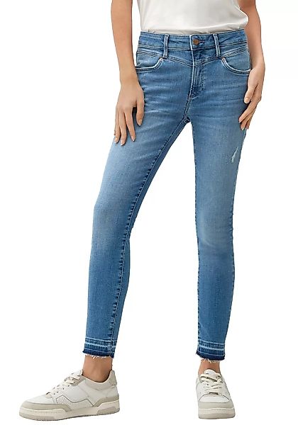 s.Oliver 7/8-Jeans, mit offenen Säumen günstig online kaufen