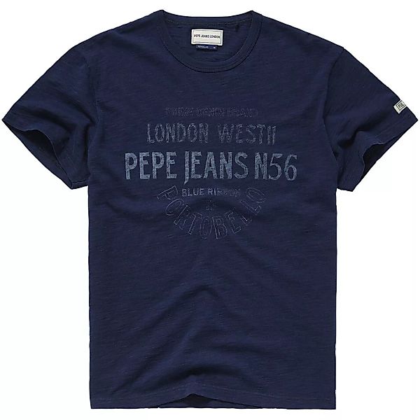 Pepe Jeans Gebban Kurzärmeliges T-shirt M Indigo günstig online kaufen