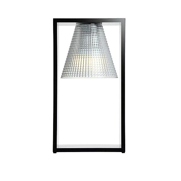 Kartell - Light-Air Tischleuchte - schwarz/transparent/mit Prägung/BxHxT 17 günstig online kaufen