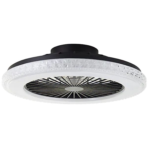 Brilliant LED Deckenleuchte »Badria«, mit Ventilator, 49 cm, digitales RGB, günstig online kaufen