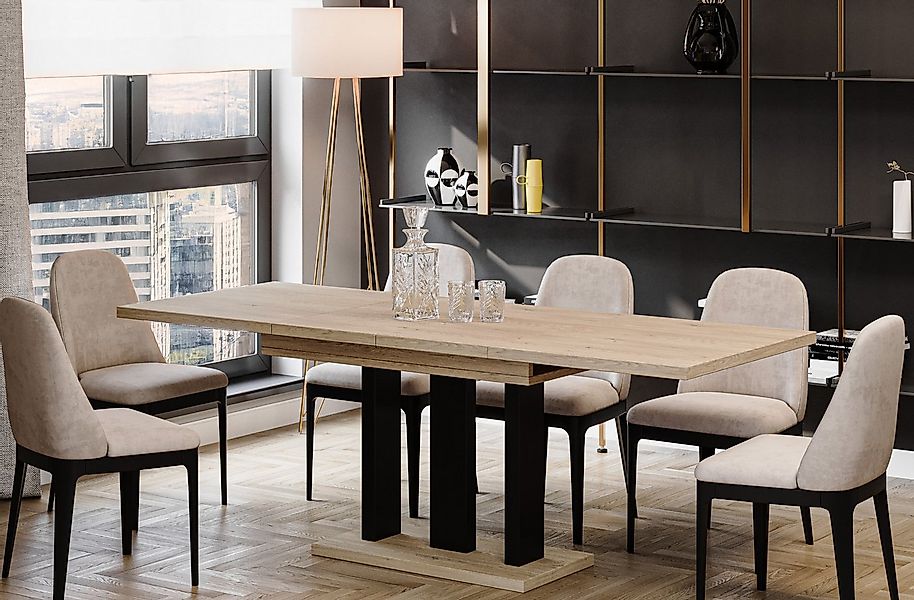 Endo-Moebel Esstisch Appia Esstisch 130–210cm ausziehbar für 8 Personen Tis günstig online kaufen