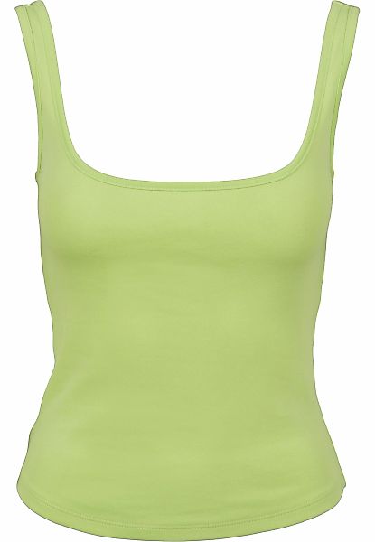 URBAN CLASSICS Tanktop "Urban Classics Damen Ladies Wide Neck Top" 1 Stk. günstig online kaufen