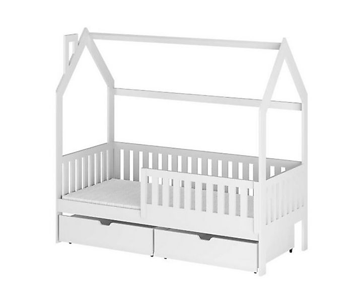 thematys Hausbett mit abnehmbaren Rausfallschutz, Hausbett mit zwei Schubla günstig online kaufen